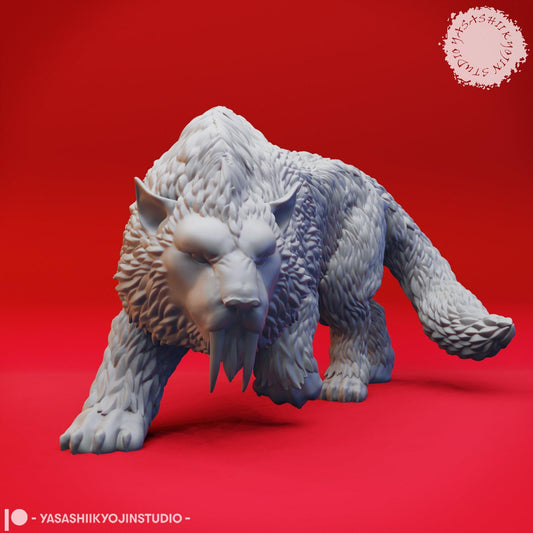Crag Cat | TABLETOP SCALE | D&D TTRPG Monster Miniature | Yasashii Kyojin Studio