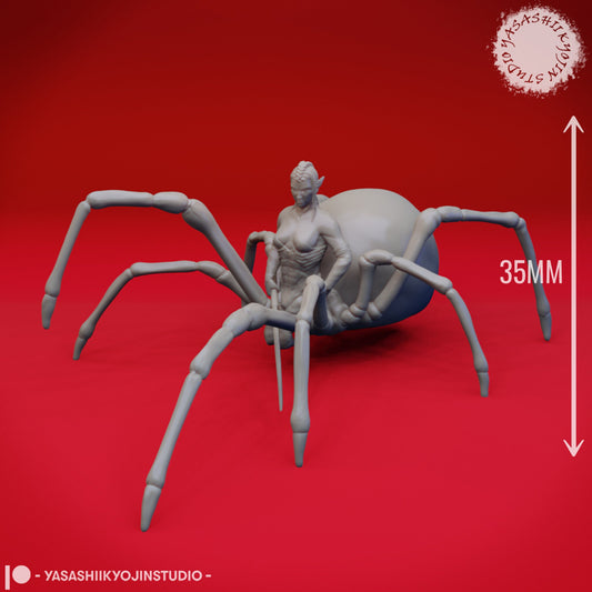 Drider | TABLETOP SCALE | TTRPG Monster Miniature | Yasashii Kyojin Studio