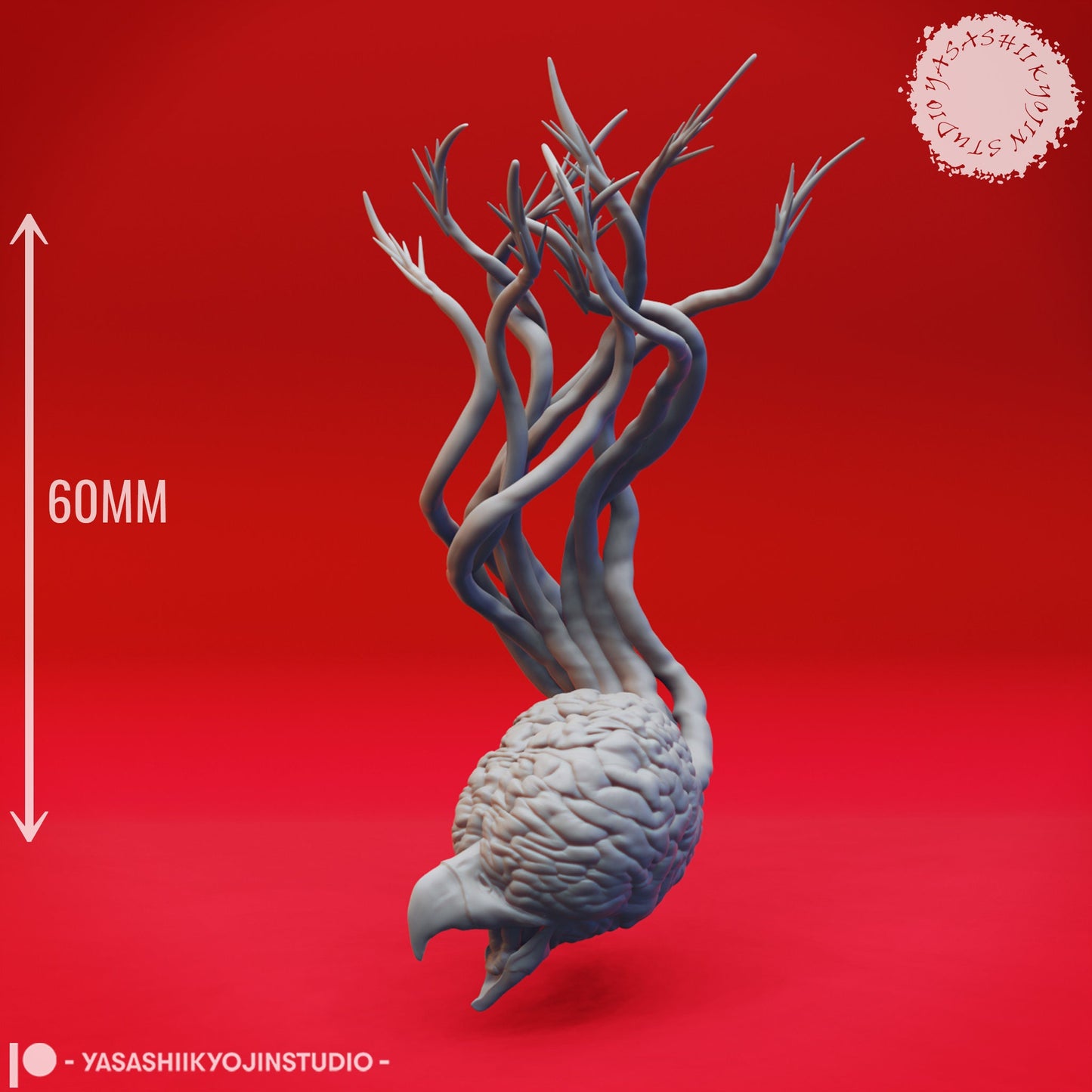 Grell | TABLETOP SCALE | TTRPG Monster Miniature | Yasashii Kyojin Studio