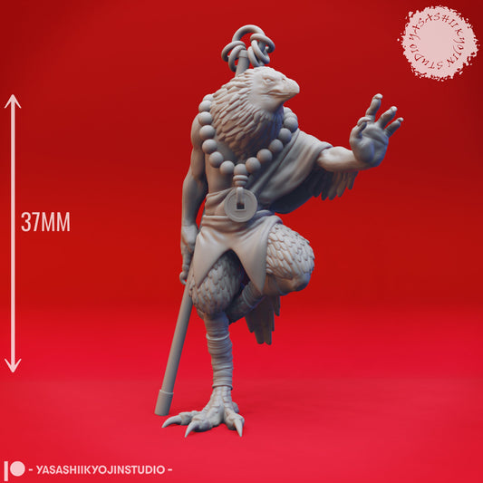 Kenku | TTRPG Monster Miniature | Yasashii Kyojin Studio | Unpainted, Unplated Resin 8k