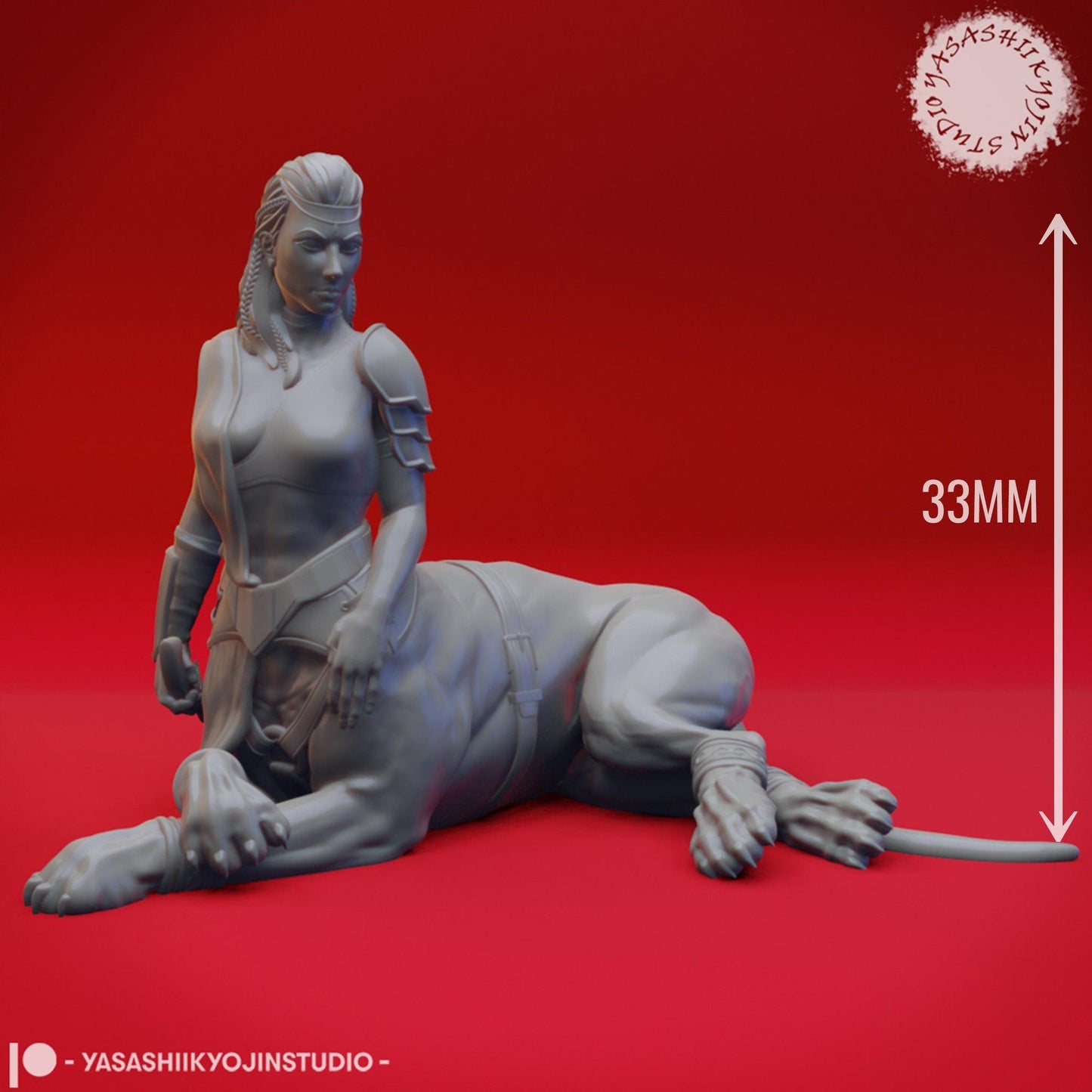 Lamia | TABLETOP SCALE | TTRPG Monster Miniature | Yasashii Kyojin Studio