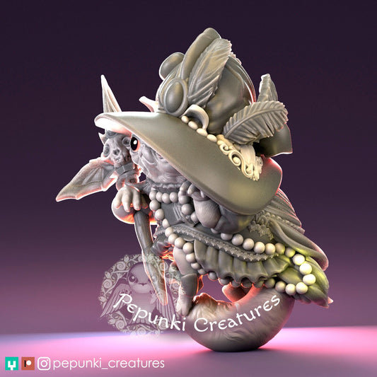 Cat Persian | Tabletop or Display Scale | D&D Humblewood TTRPG Miniature | Pepunki Creatures