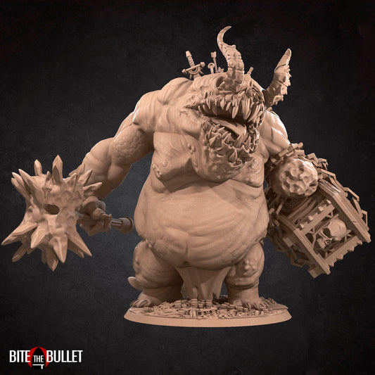 Greed, Demon | TABLETOP SCALE | TTRPG Miniature | Bite the Bullet | Unpainted, Unplated Resin 8k