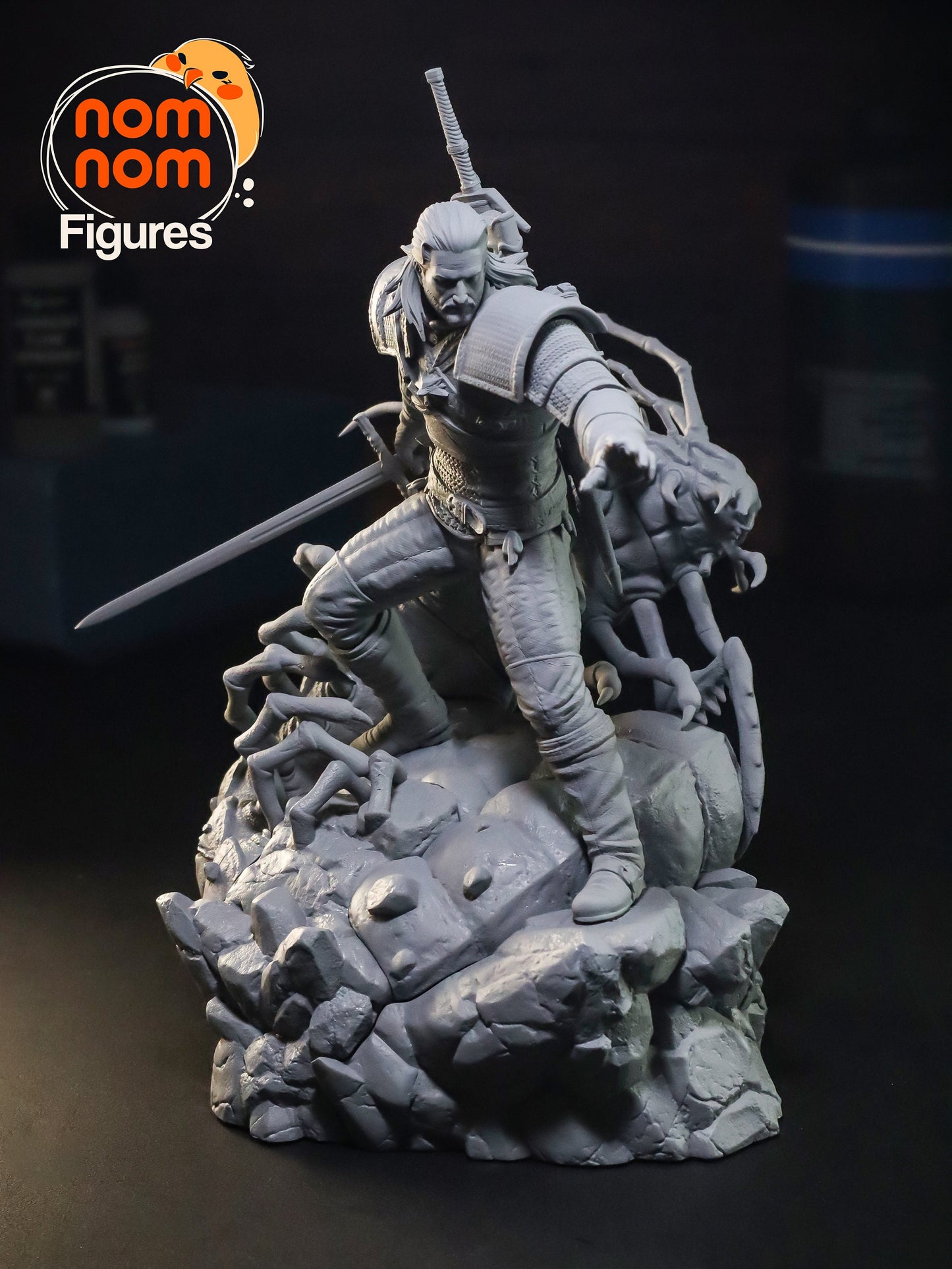 Butcher of Blaviken | Resin Garage Kit Figure Book Video Game Fan Art | Nomnom Figures