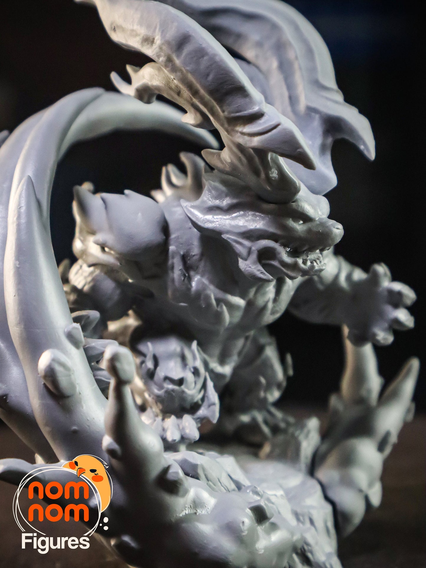 Chibi Fiery Esper | Resin Garage Kit Figure Video Game Fan Art | Nomnom Figures