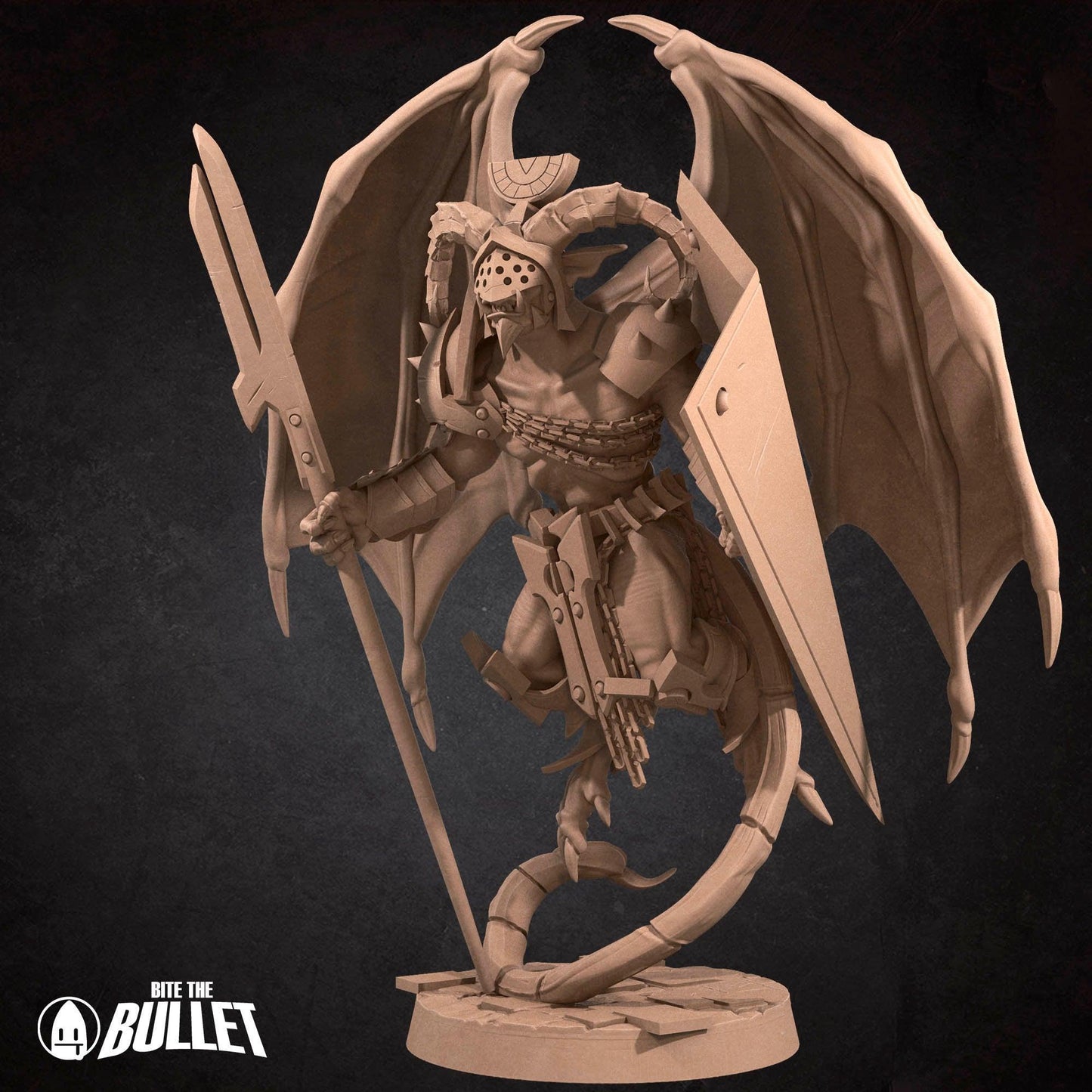 Demon Legion | TABLETOP SCALE | D&D TTRPG Boss Monster Miniature | Bite the Bullet
