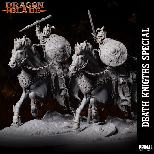Skeleton on Horse | Tabletop Scale | TTRPG D&D Miniature | Primal Collectibles