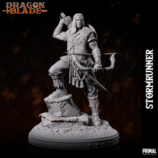 Stormrunner Ranger | Tabletop Scale | TTRPG D&D Miniature | Primal Collectibles