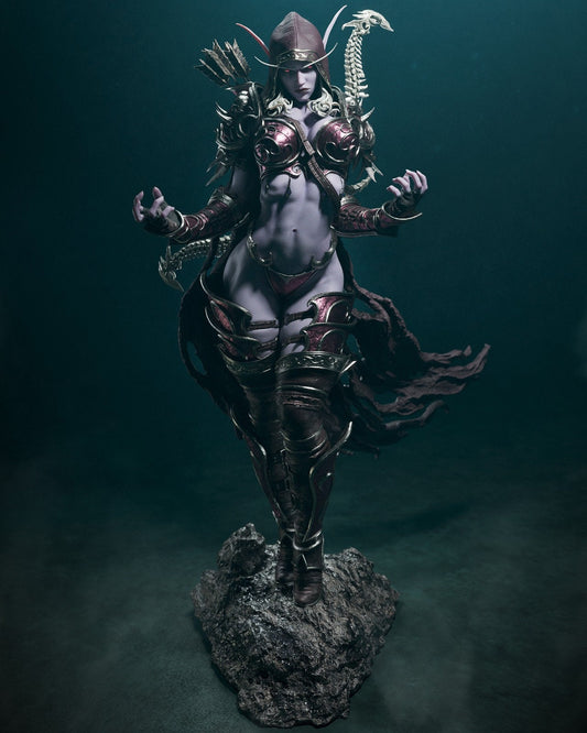 Banshee Queen | Resin Garage Kit Sculpture Anime Video Game Fan Art Statue | CA 3D Studios