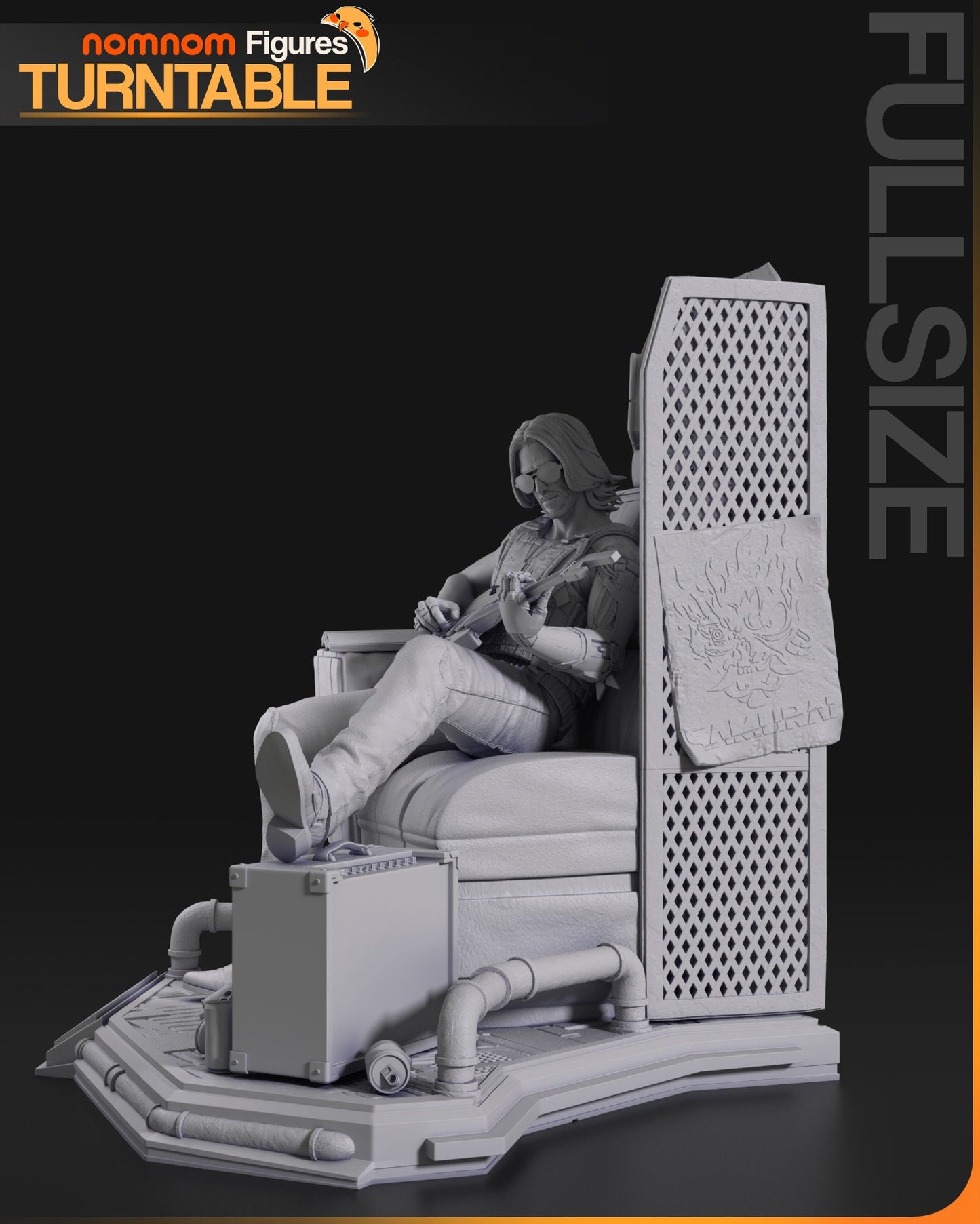 Famous Rockerboy | Resin Garage Kit Figure Game Fan Art | Nomnom Figures