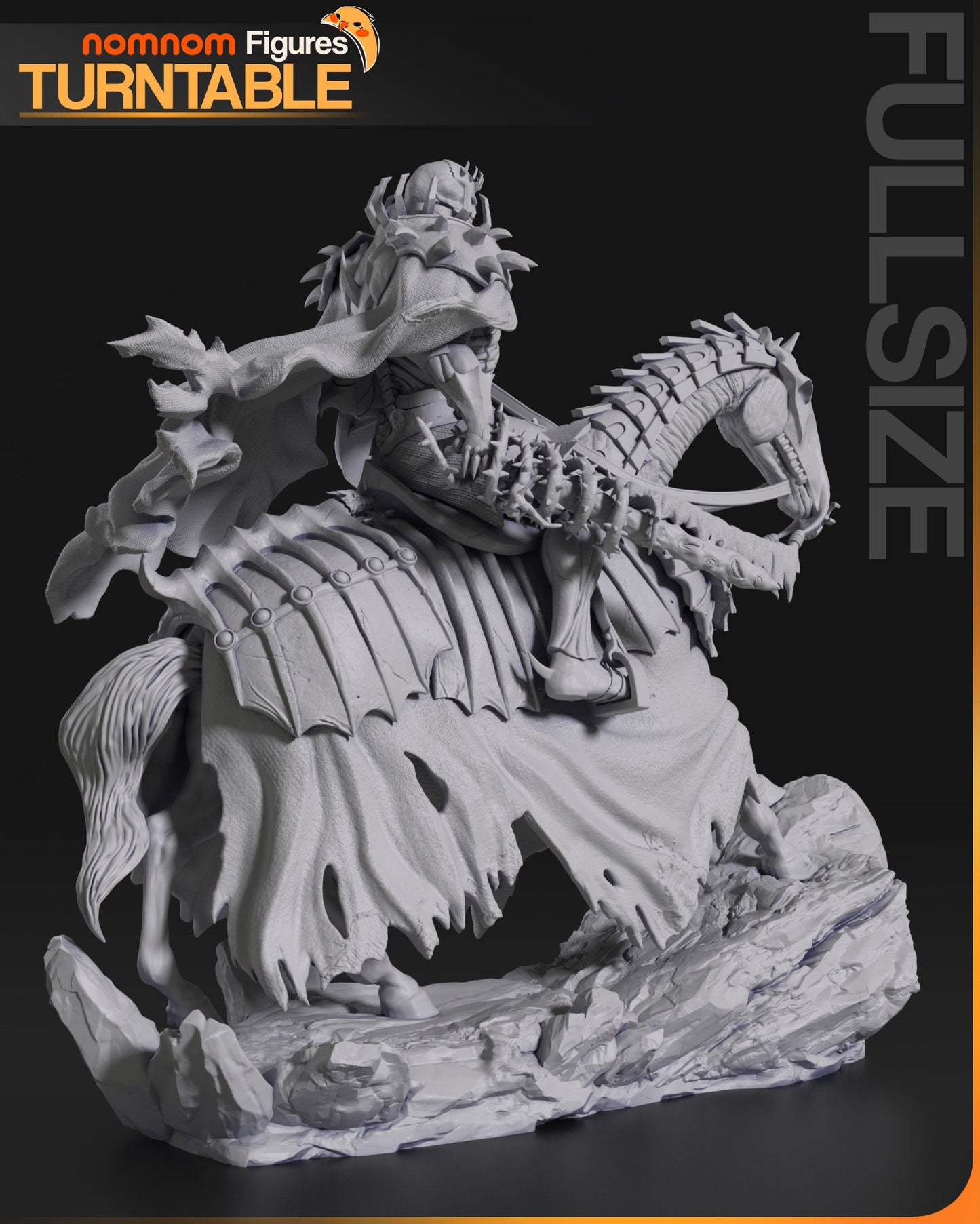 Skeletal Knight | Resin Garage Kit Figure Anime Manga Fan Art | Nomnom Figures