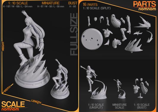 Passionate Pugilist | Resin Garage Kit Figure Game Fan Art | Nomnom Figures