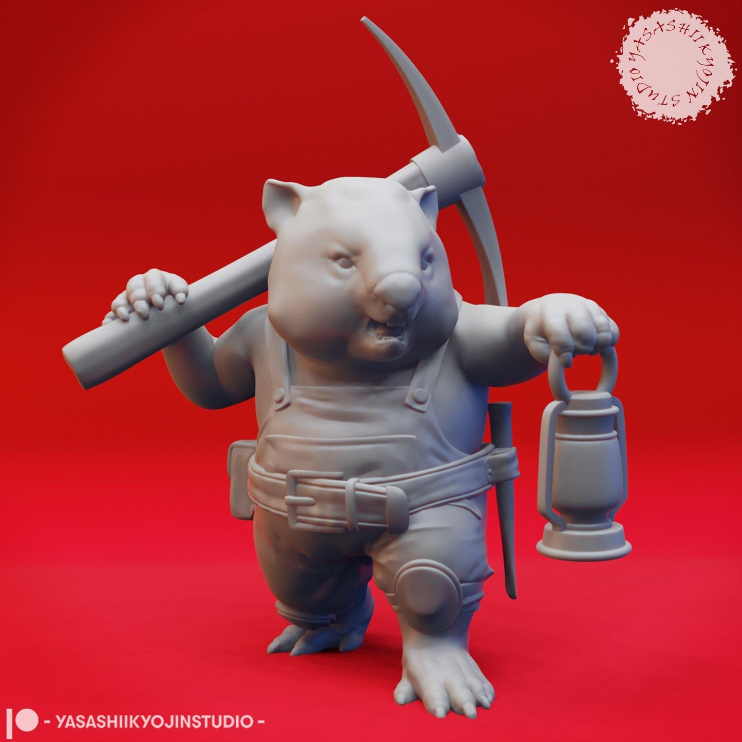 Aussie-folk, Echidna, Tassie, Platy, Koala, Roo, Wombat | TABLETOP SCALE | D&D TTRPG Monster Miniature | Yasashii Kyojin Studio