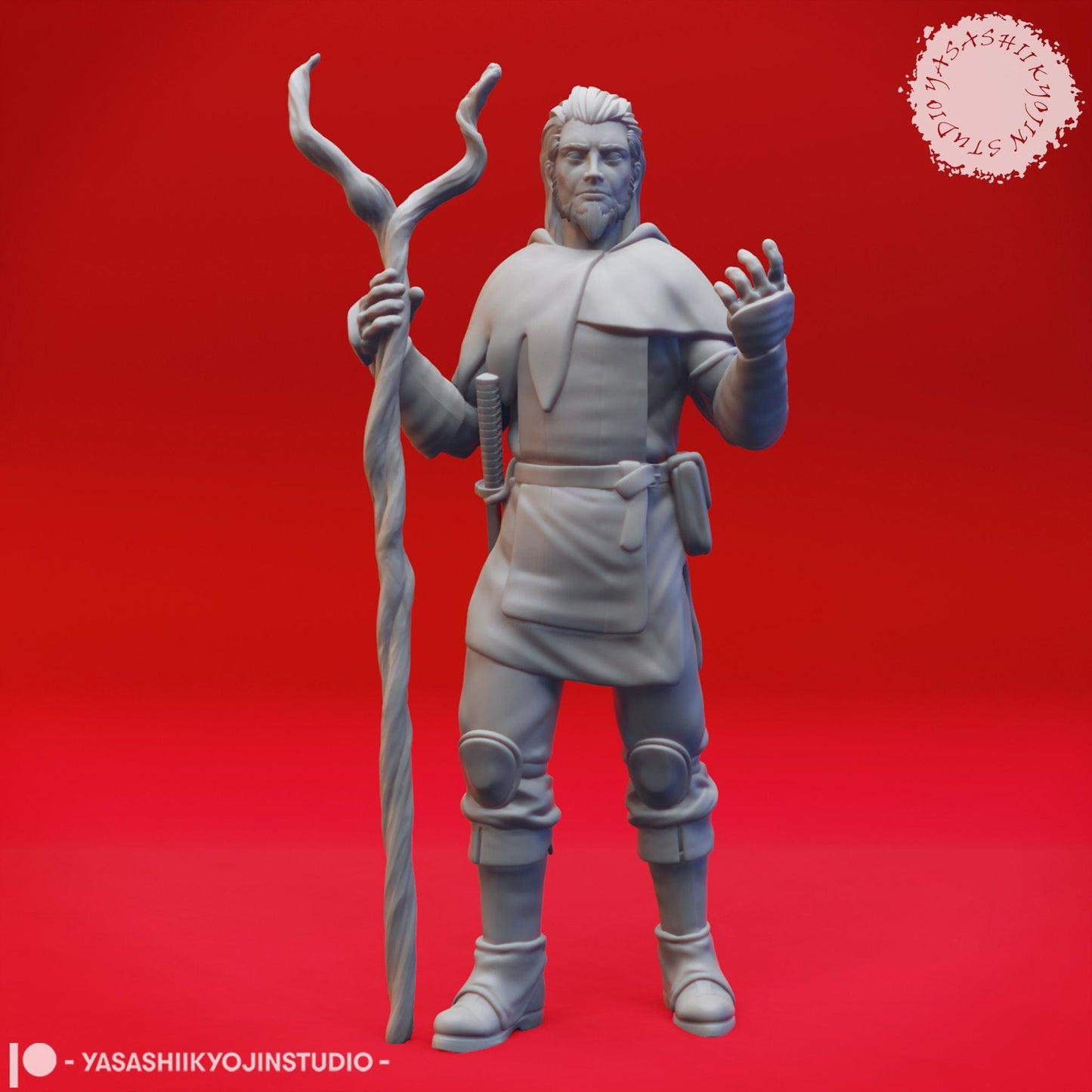 Druids | TABLETOP SCALE | D&D TTRPG Monster Miniature | Yasashii Kyojin Studio