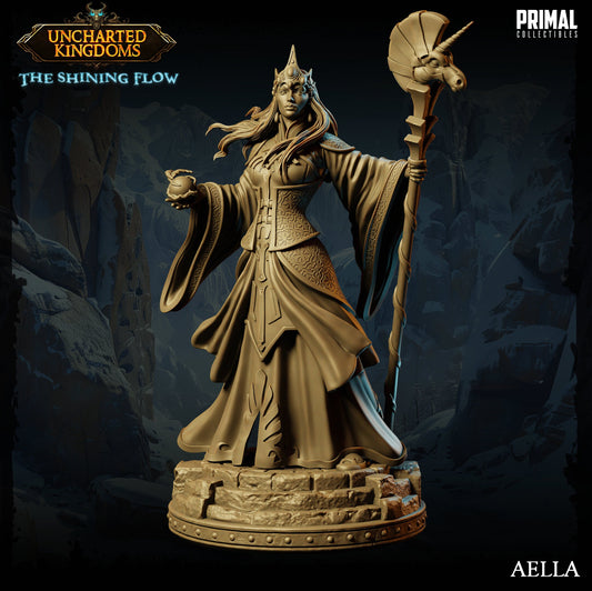 Mage Queen Aella | Tabletop Scale | TTRPG D&D Miniature | Primal Collectibles