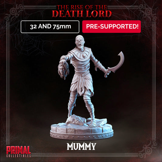 Mummy | Tabletop Scale | TTRPG D&D Miniature | Primal Collectibles