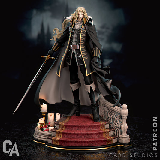 Half Vampire | Resin Garage Kit Sculpture Anime Video Game Fan Art Statue | CA 3D Studios
