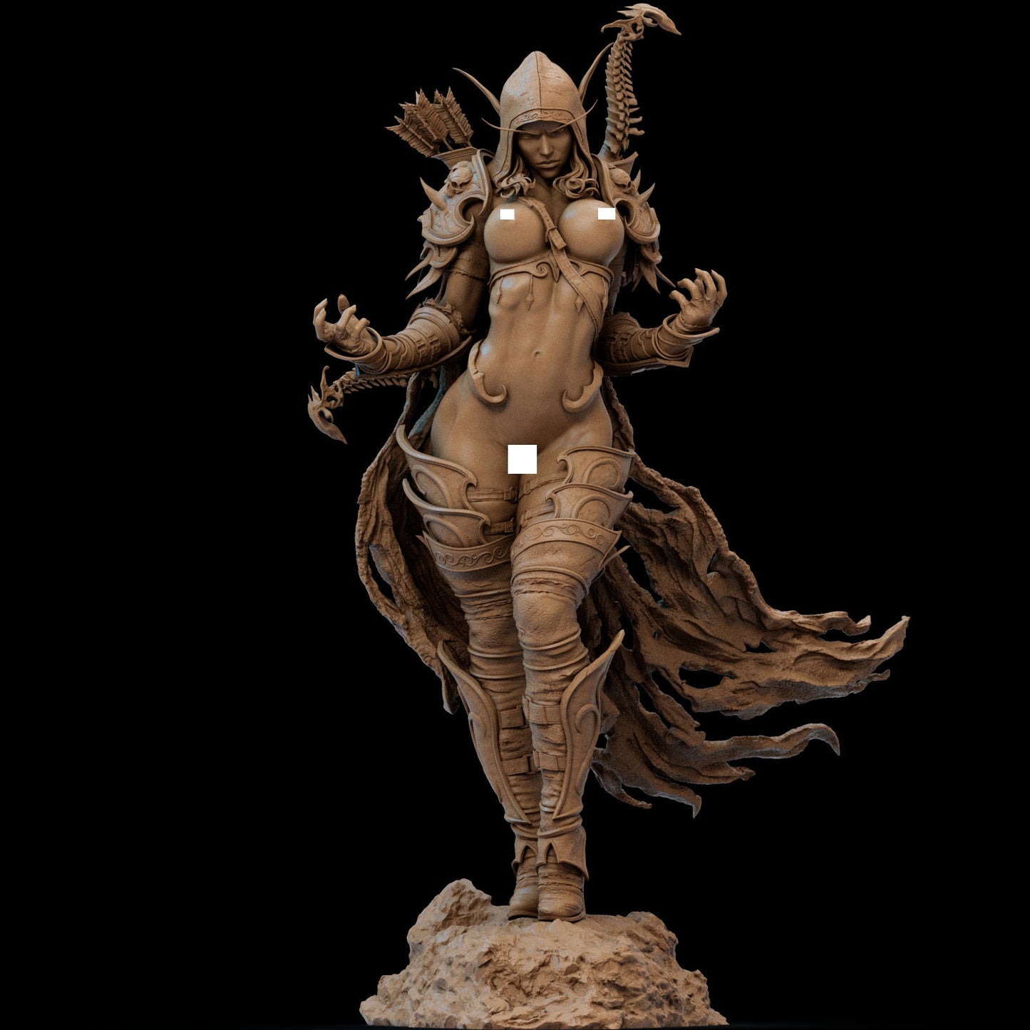 Banshee Queen | Resin Garage Kit Sculpture Anime Video Game Fan Art Statue | CA 3D Studios