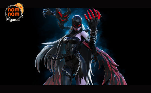 Fallen Angel Digital Monster | Resin Garage Kit Figure Game Fan Art | Nomnom Figures