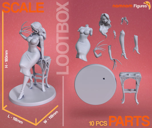 Beautiful Homunculus | Resin Garage Kit Figure Anime Manga Fan Art | Nomnom Figures