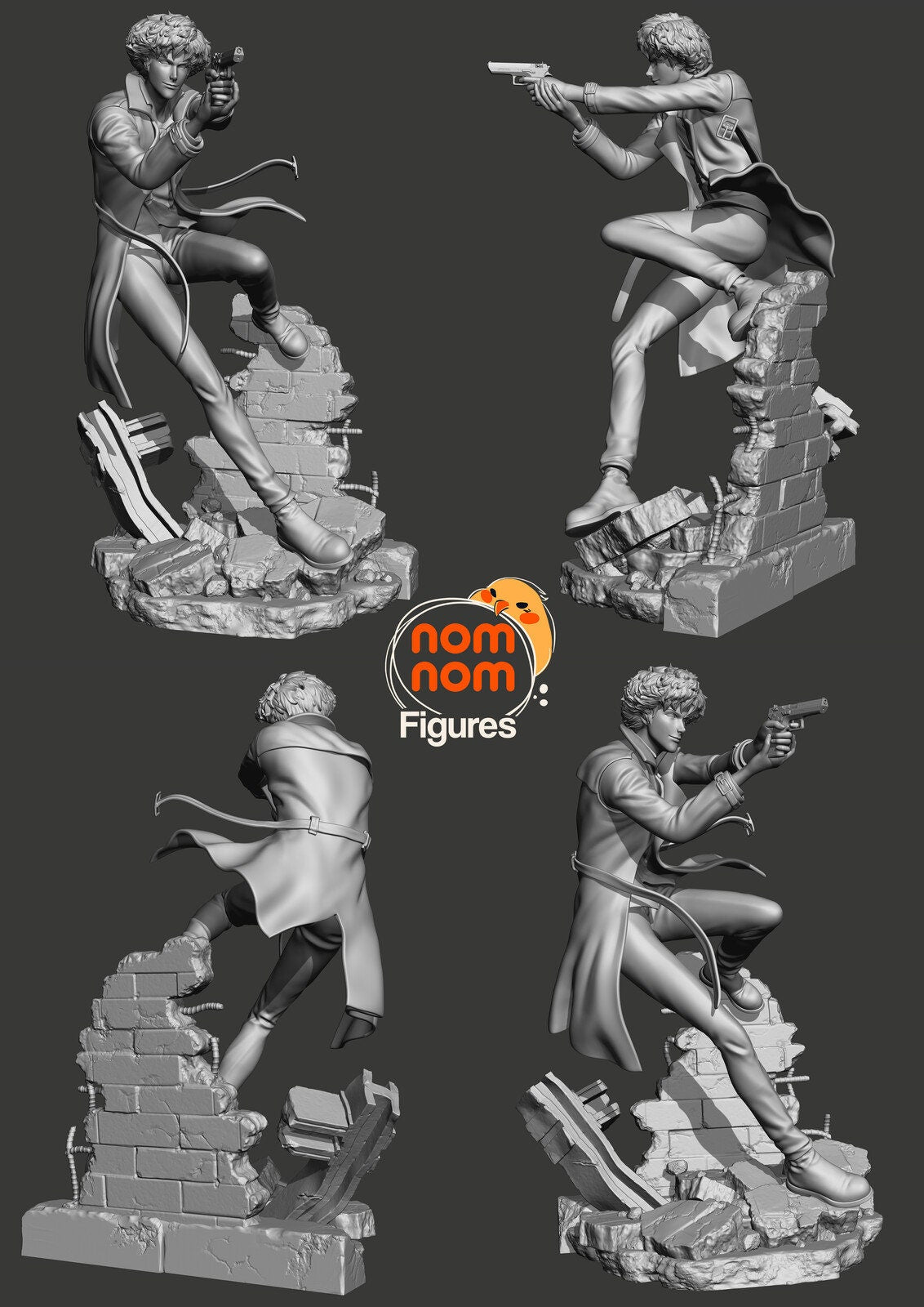 Space Cowboy | Resin Garage Kit Anime Fan Art | Nomnom Figures