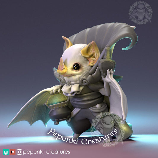 Honduran Bat | Tabletop or Display Scale | D&D Humblewood TTRPG Miniature | Pepunki Creatures