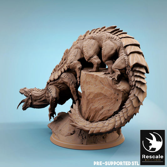 Behir, Monster | TABLETOP SCALE | D&D TTRPG Miniature | Rescale Miniatures