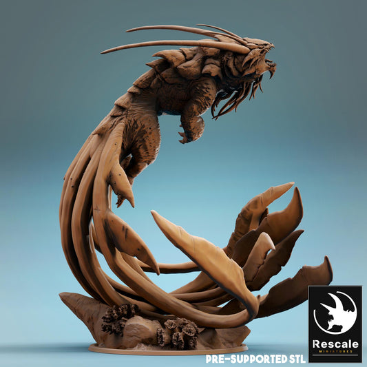 Kraken Shipbreaker | TABLETOP SCALE | TTRPG Monster Miniature | Rescale Miniatures