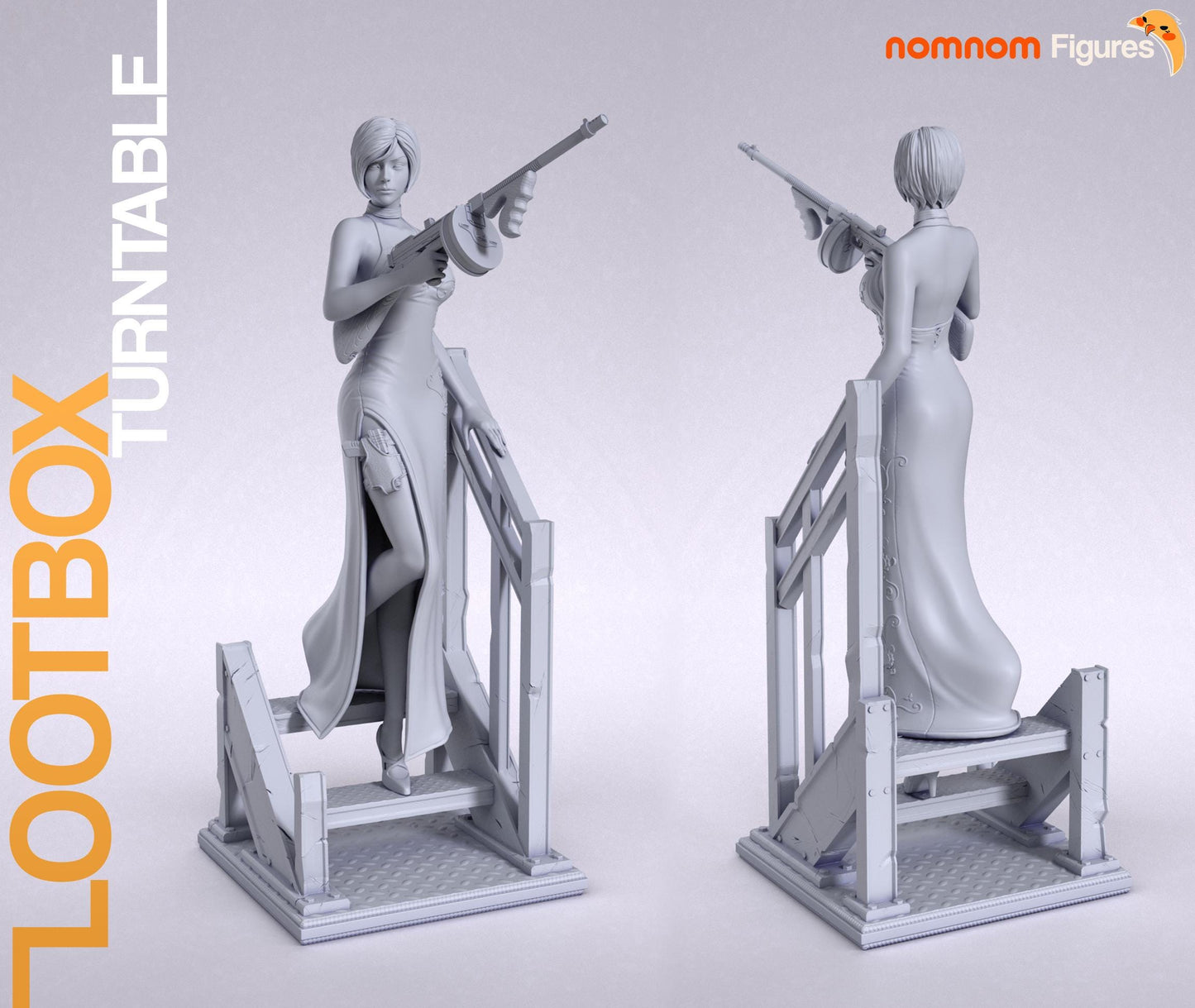 Corporate Spy | Resin Garage Kit Figure Game Fan Art | Nomnom Figures