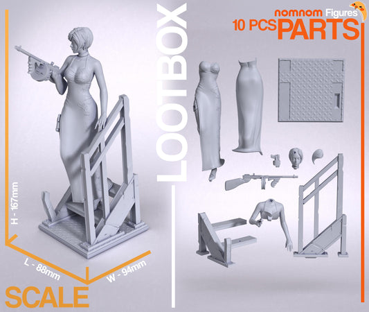 Corporate Spy | Resin Garage Kit Figure Game Fan Art | Nomnom Figures