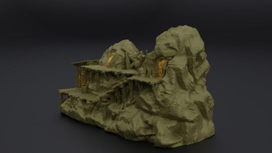 Abandoned Mine | TTRPG D&D Playable 3D Printed Building | MiniatureLand