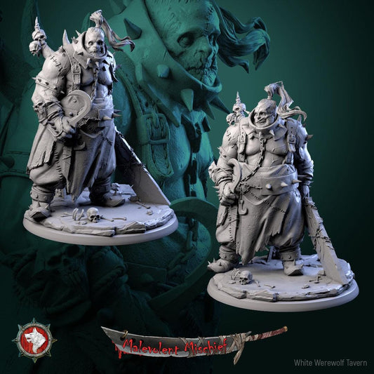 Bonesmith | TABLETOP SCALE | TTRPG Miniature | White Werewolf Tavern | Unpainted, Unplated Resin 8k