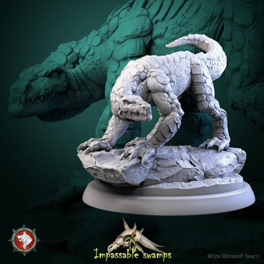Lizards | TABLETOP SCALE | TTRPG D&D Miniature | White Werewolf Tavern