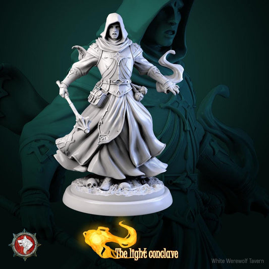 Masked Clerics | TABLETOP SCALE | TTRPG D&D Miniature | White Werewolf Tavern