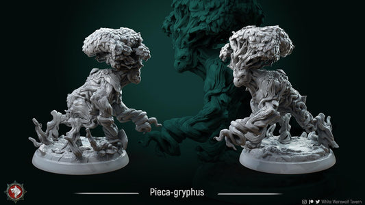 Pieca-gryphus | TABLETOP SCALE | TTRPG D&D Miniature | White Werewolf Tavern