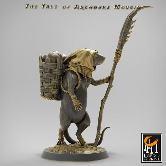 Mouse Stick, The Tale of Archduke Mousin | TABLETOP SCALE Monster Miniature | Rescale Miniatures
