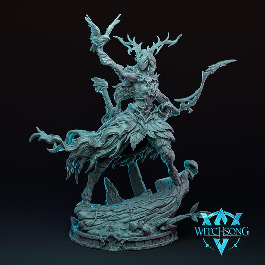 The Grovewarden's Warband | Tabletop Gaming Mini or Bust | Monster Miniature Statue | Witchsong Miniatures
