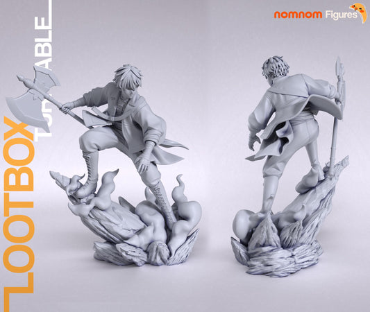 Heroic Adventurer | Resin Garage Kit Figure Anime Fan Art | Nomnom Figures
