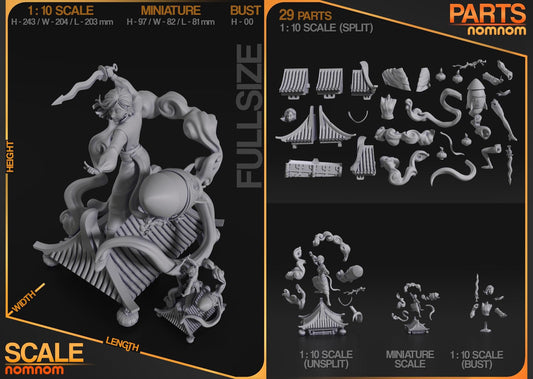 Protector of China | Resin Garage Kit Figure Movie Fan Art | Nomnom Figures