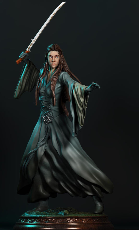 1:12 Half-Elven Queen of Elves and Men | Resin Garage Kit Sculpture Anime Video Game Fan Art Statue | CA 3D Studios