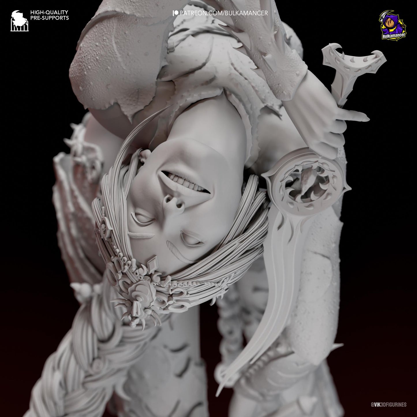 Adept of Murder | Resin Garage Kit Sculpture Anime Video Game Fan Art Statue | Bulkamancer Sculpts