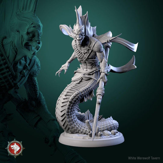 Merfolk | TABLETOP SCALE | TTRPG D&D Miniature | White Werewolf Tavern
