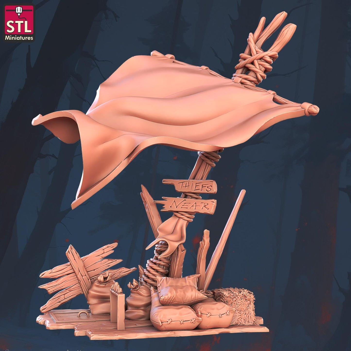 Beggars Guild NPC Set | Tabletop Scale | D&D TTRPG Miniature | STL Miniatures