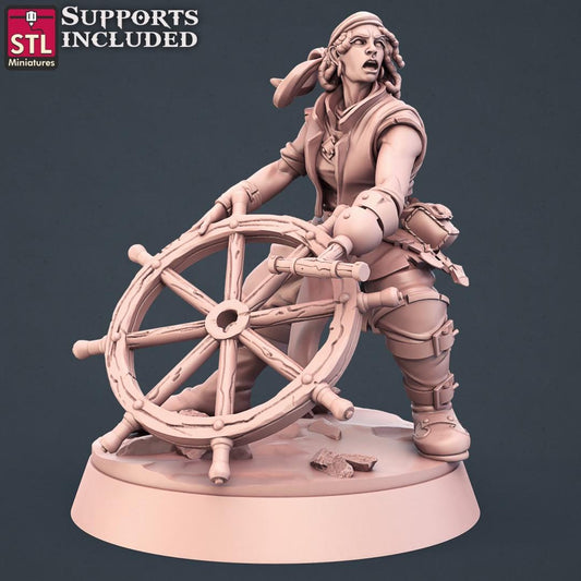 Boat Builder NPC Set | Tabletop Scale | D&D TTRPG Miniature | STL Miniatures