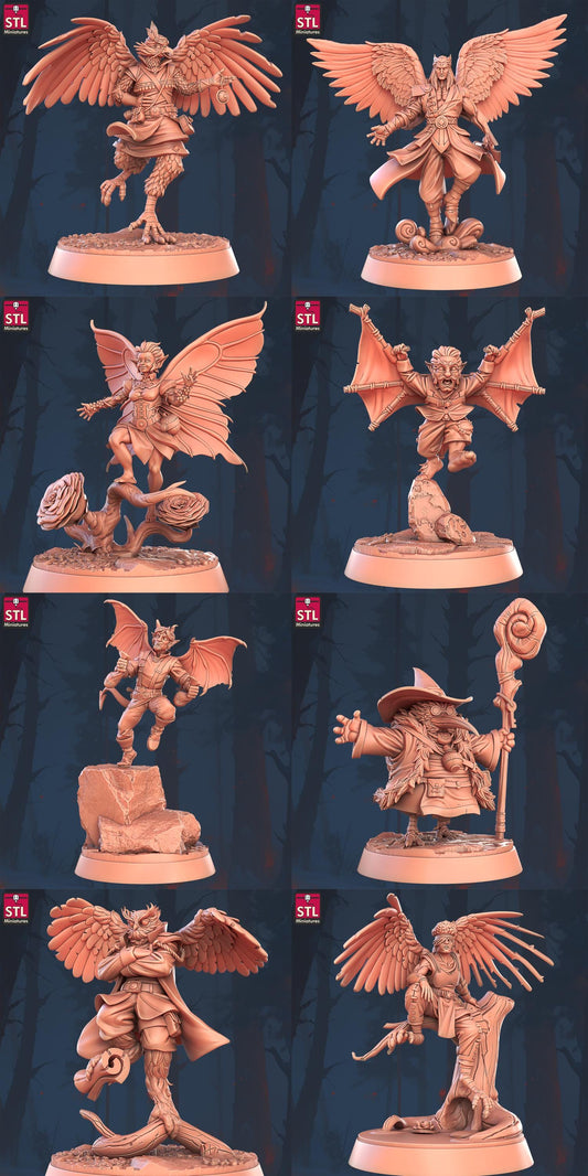 Floating Islands Build Your Own Set | Tabletop Scale | D&D TTRPG Miniature | STL Miniatures