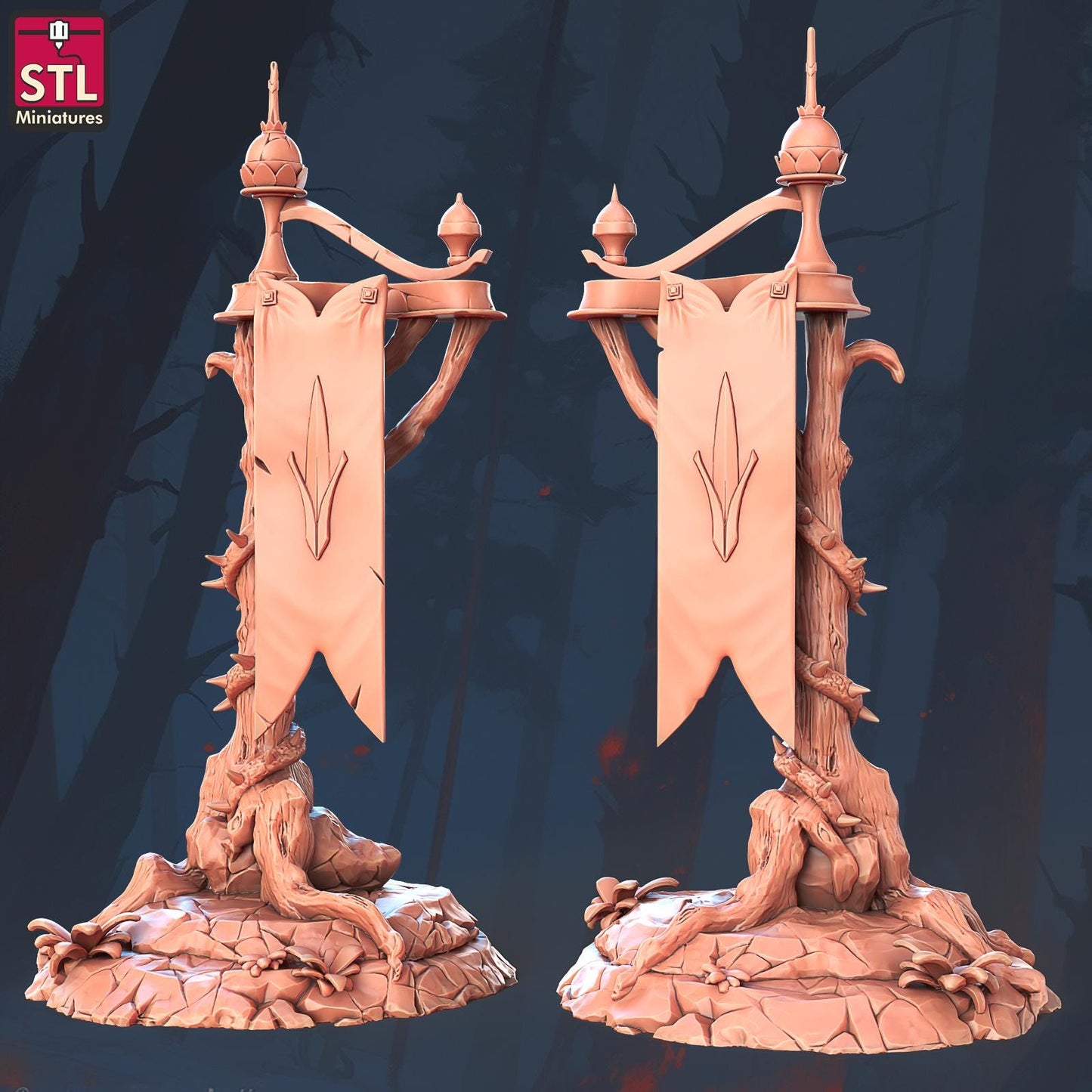 Elf Camp, Soldier, War NPC Set | Tabletop Scale | D&D TTRPG Miniature | STL Miniatures