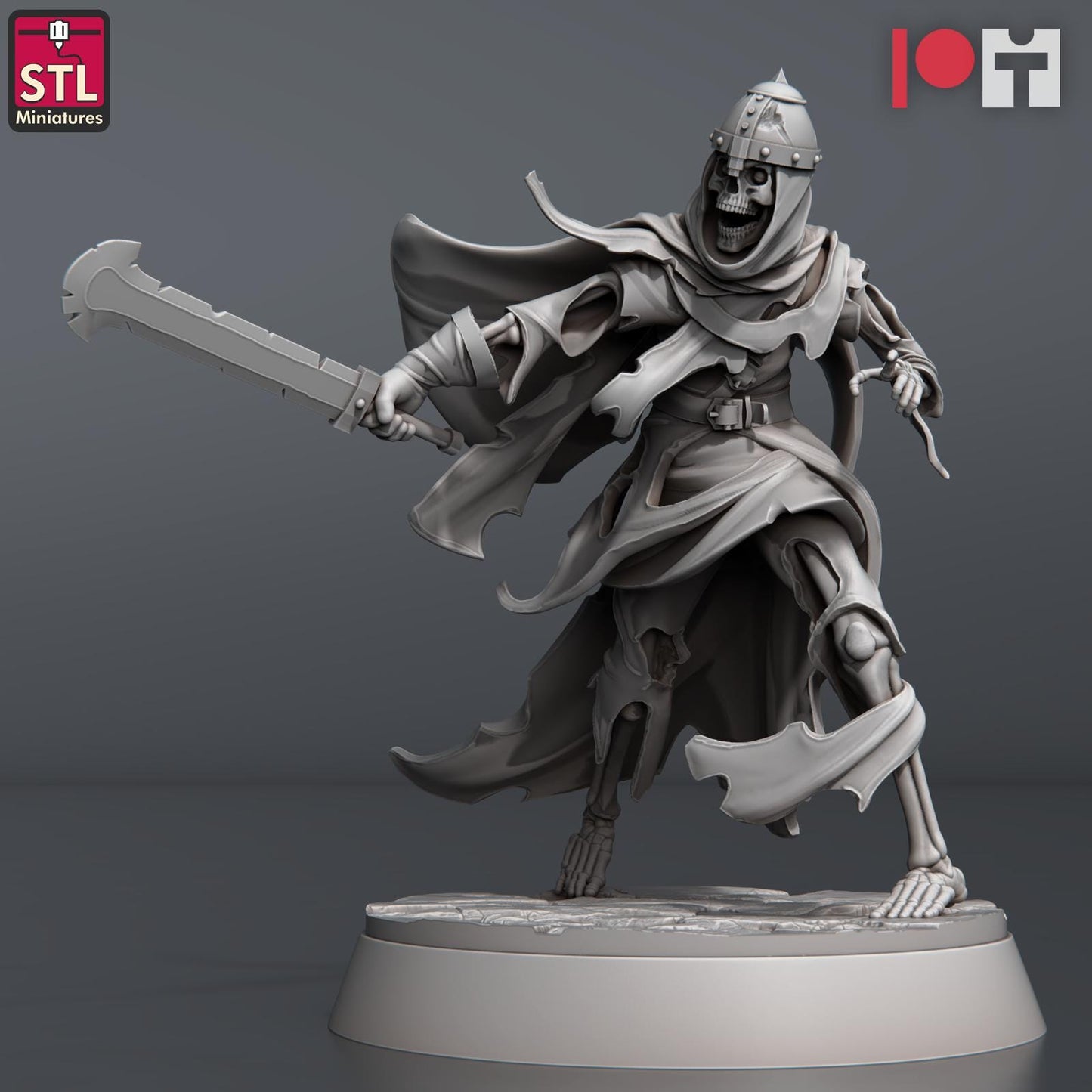 Reaver Knights Monster Set | Tabletop Scale | D&D TTRPG Miniature | STL Miniatures