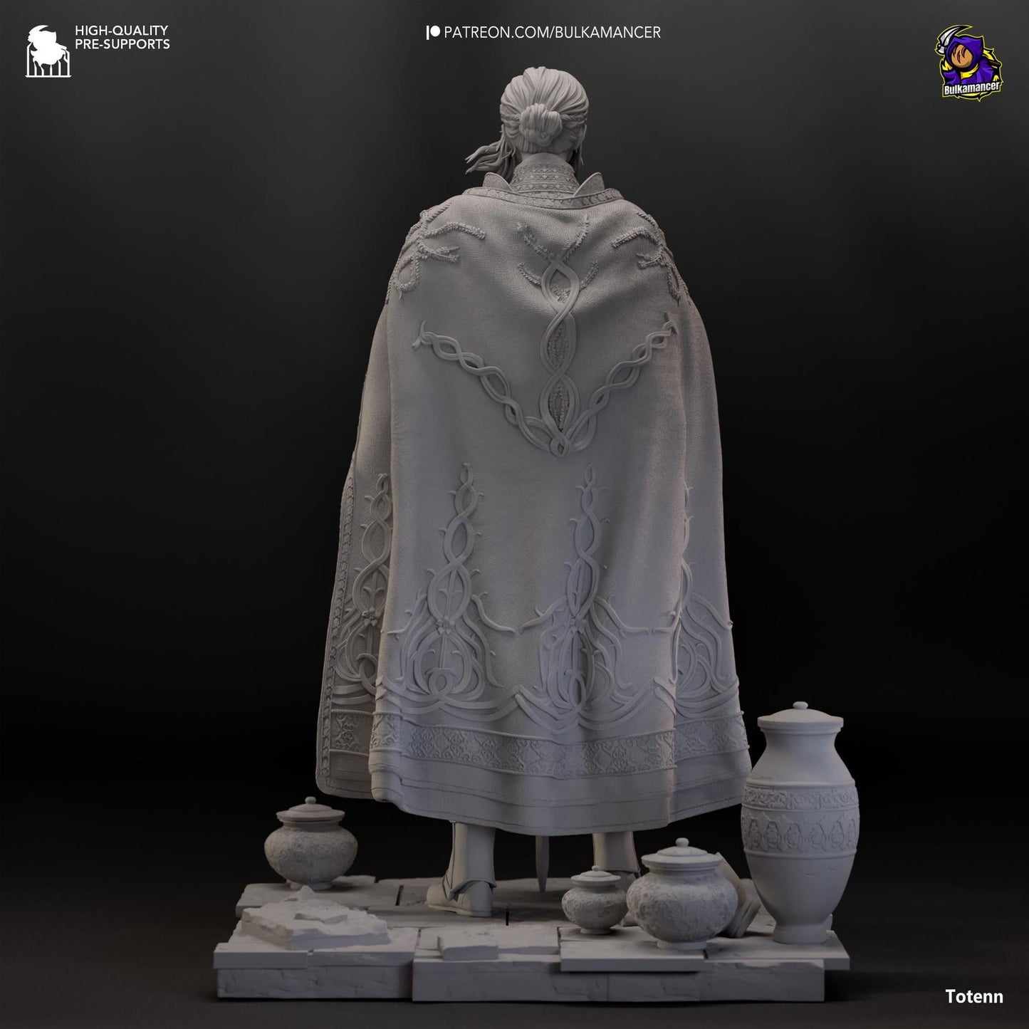 Knight of the Kind Lord | Resin Garage Kit Sculpture Anime Video Game Fan Art Statue | Bulkamancer Sculpts