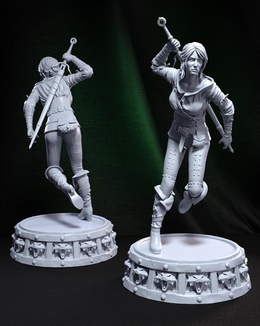 1:12 Sword of Destiny | Resin Garage Kit Figure Game Book Fan Art | h3LL creator