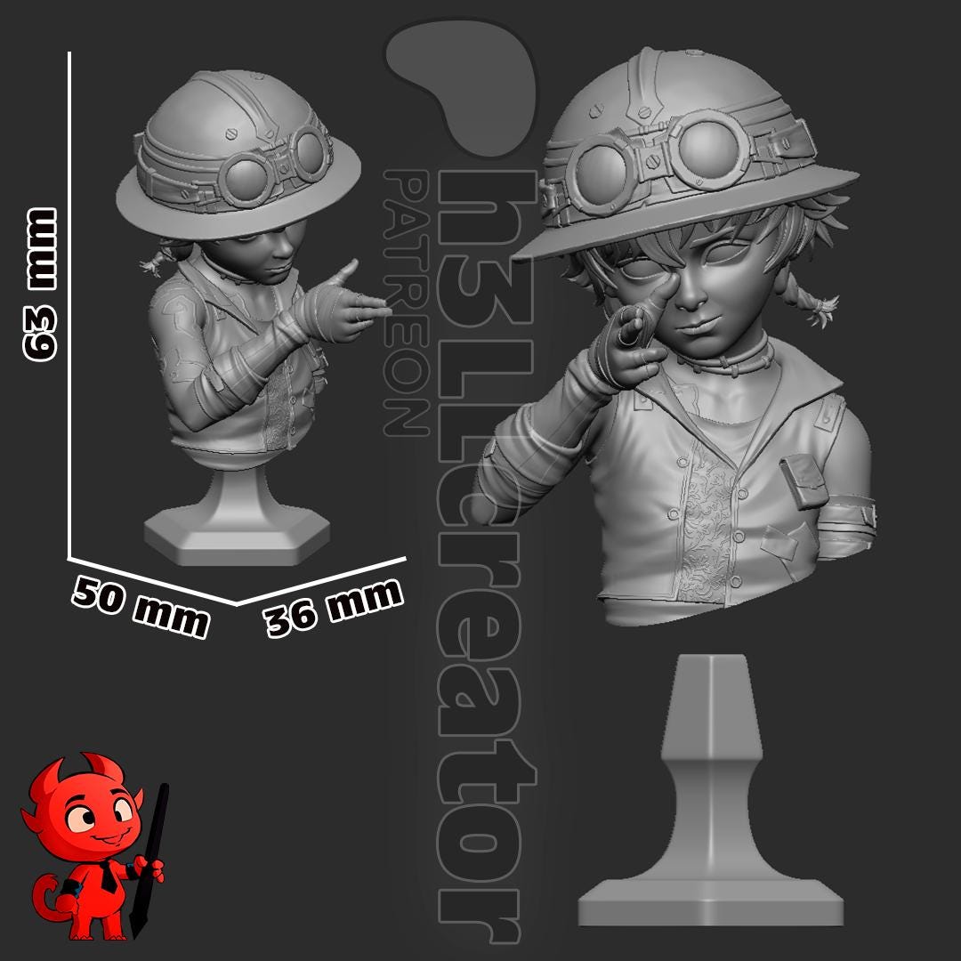 1:12 Spark of Hope | Resin Garage Kit Figure Show Fan Art | h3LL creator